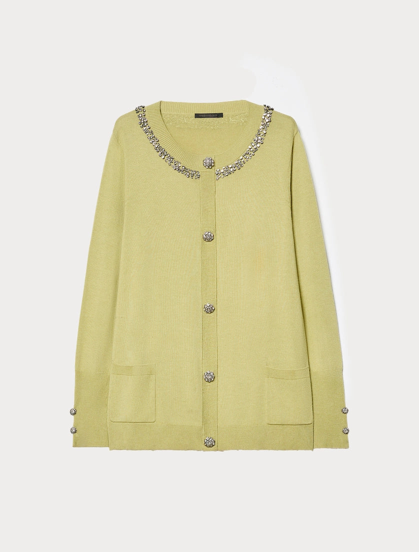 Marina Rinaldi Silk and cashmere cardigan