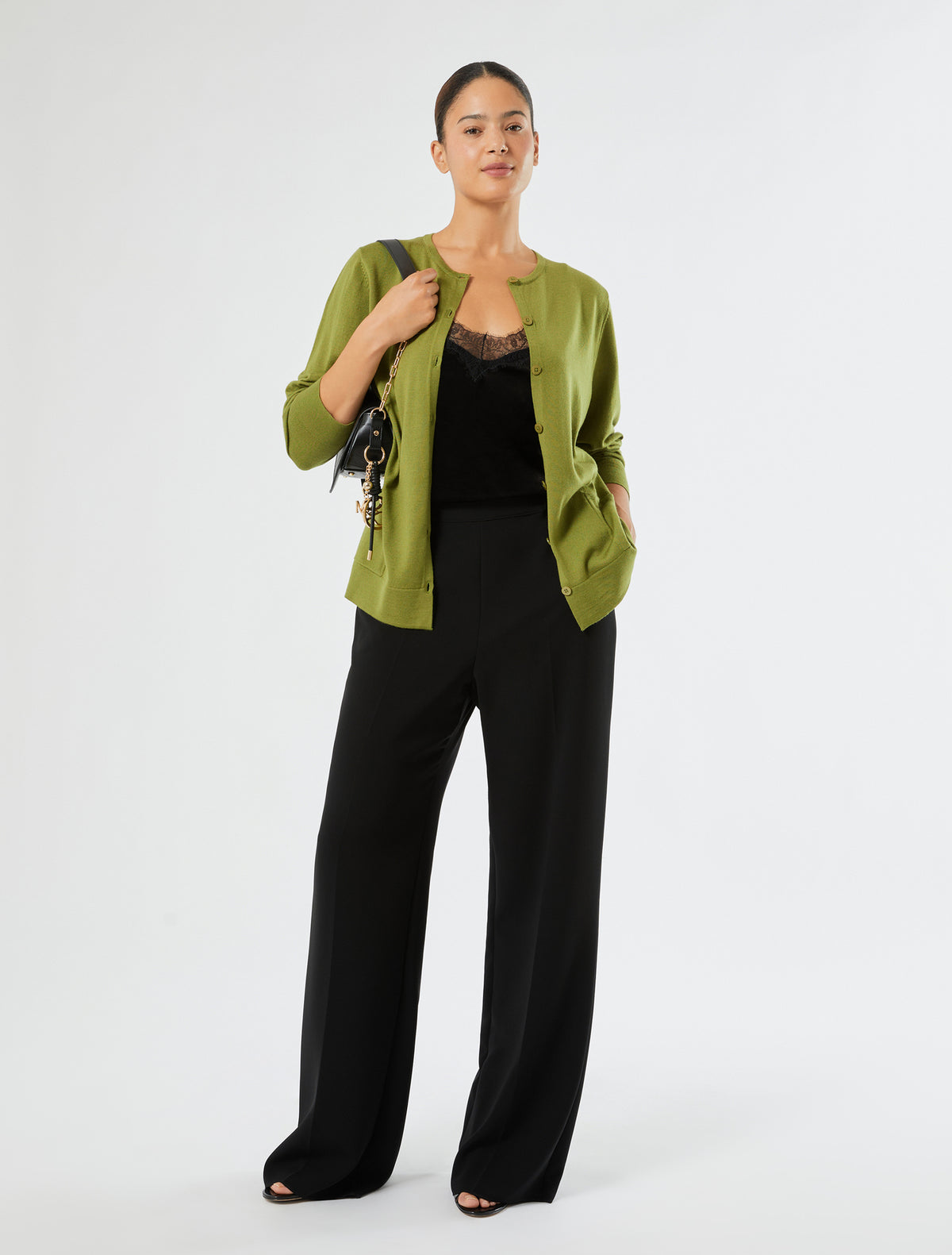 Marina Rinaldi Wool Cardigan