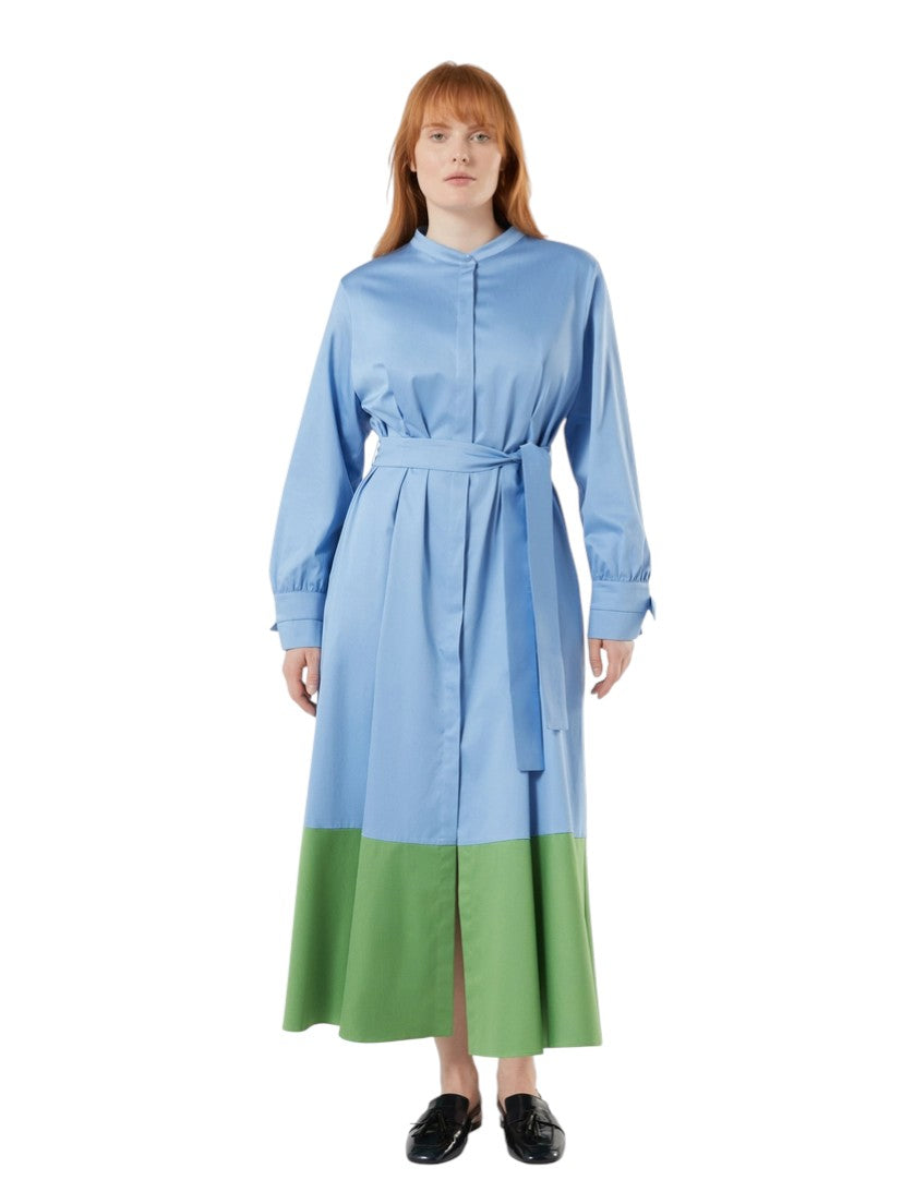 Marina Rinaldi Cotton sateen shirt dress