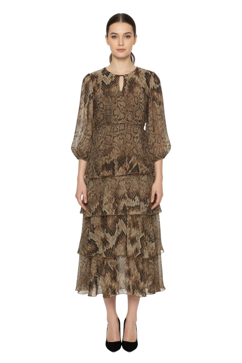 BSB Midi dress with long sleeves