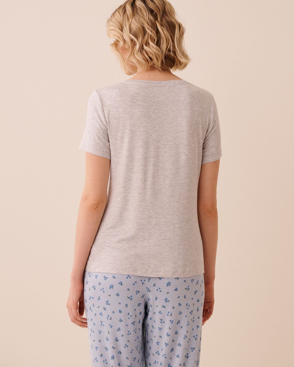 La vie en Rose Berry Print Soft Jersey T-shirt