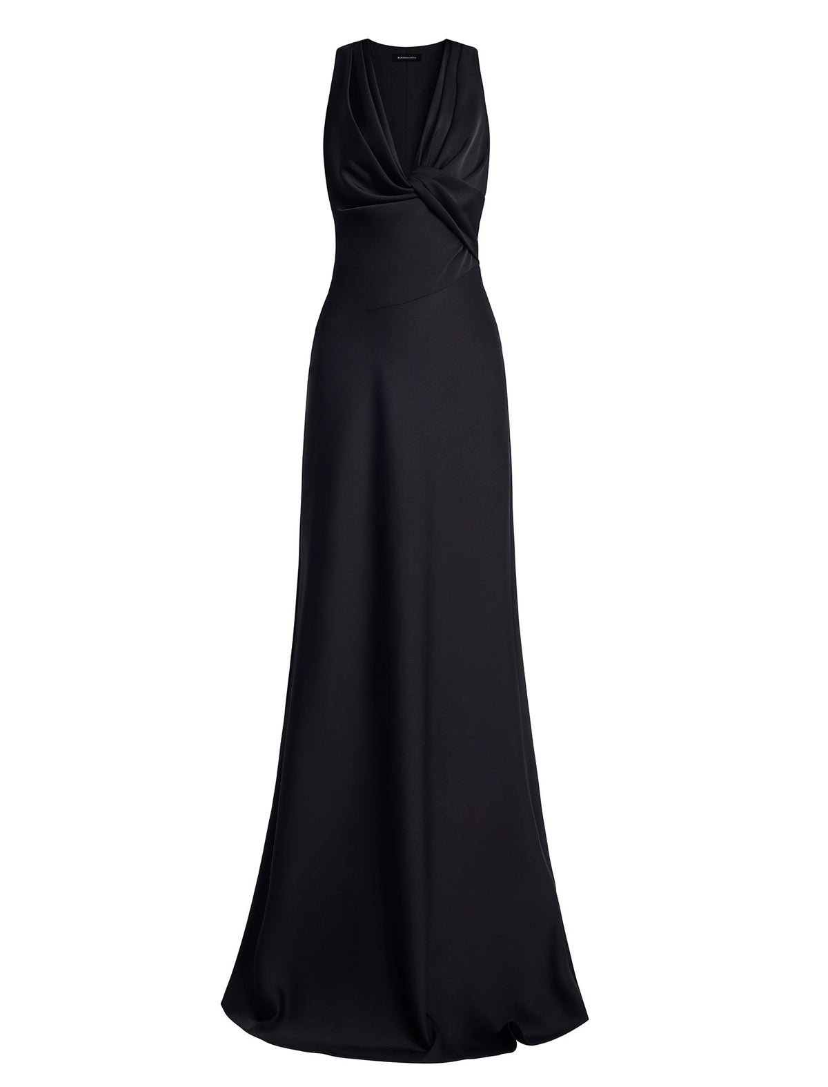 BCBGMAXAZARIA Cowl Neck Halter Gown
