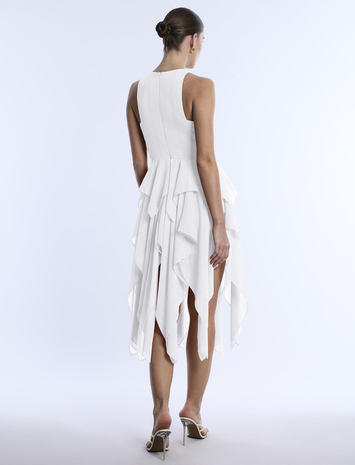 BCBGMAXAZARIA Ruffle Skirt Dress