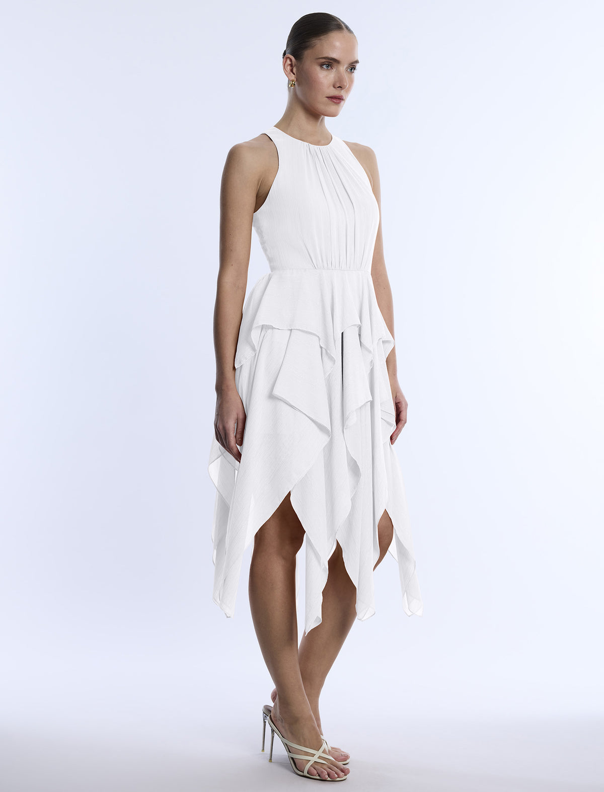 BCBGMAXAZARIA Ruffle Skirt Dress