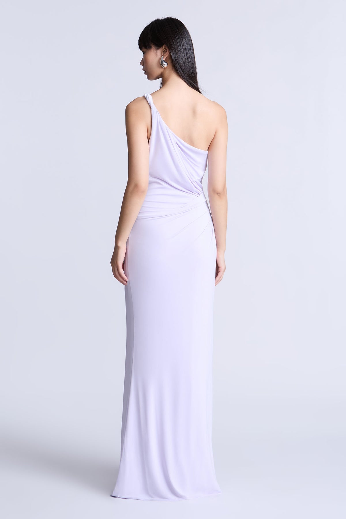 BCBGMAXAZARIA Christine Gown Soft jersey with a smooth fluid finish.