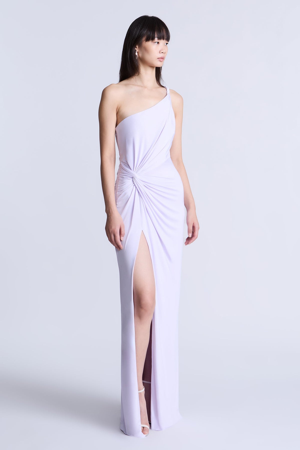 BCBGMAXAZARIA Christine Gown Soft jersey with a smooth fluid finish.