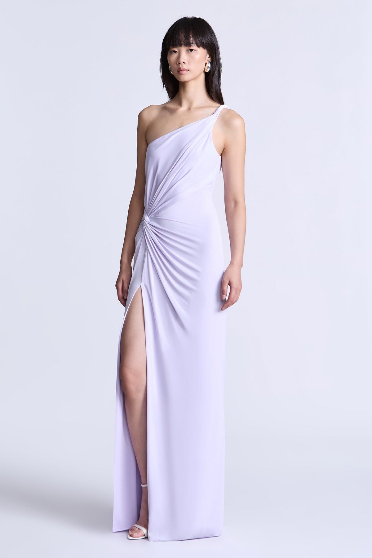 BCBGMAXAZARIA Christine Gown Soft jersey with a smooth fluid finish.