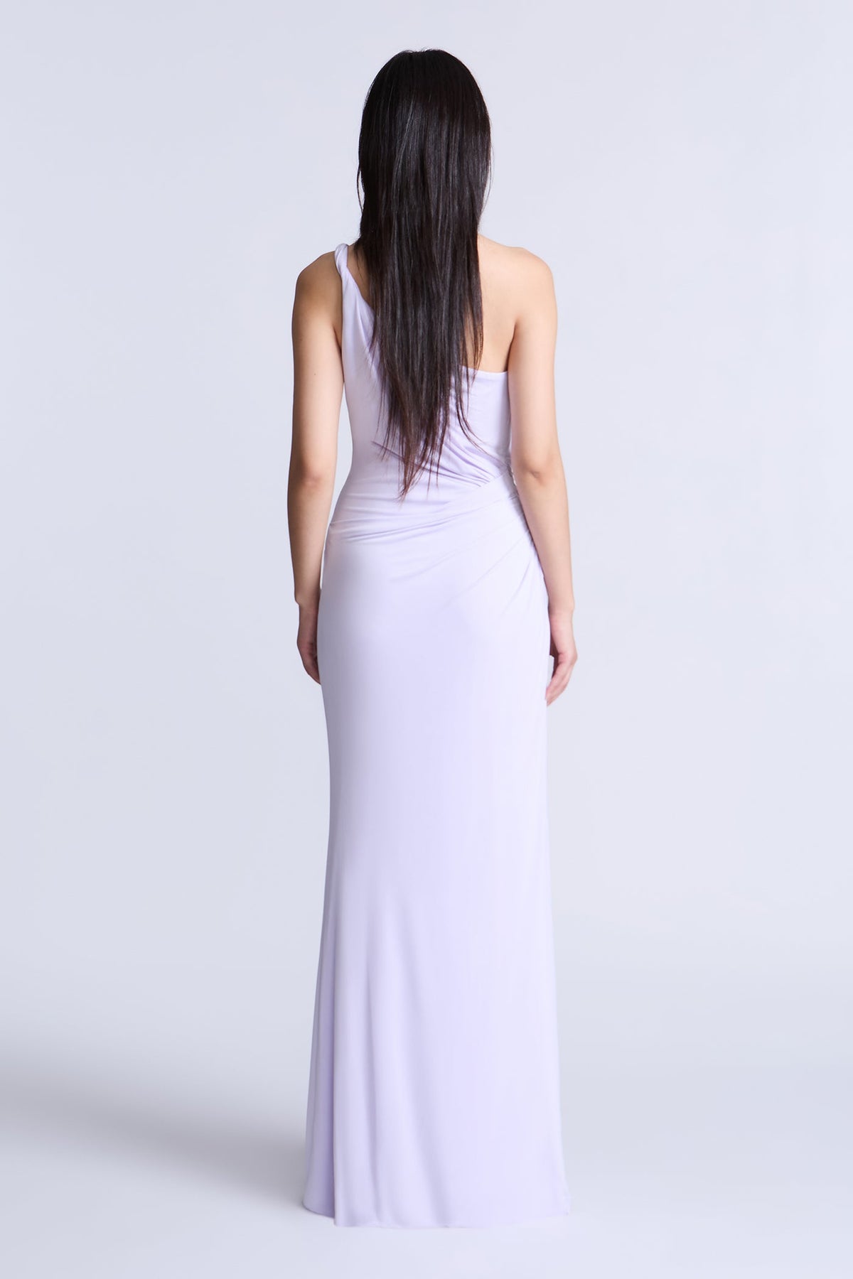 BCBGMAXAZARIA Christine Gown Soft jersey with a smooth fluid finish.