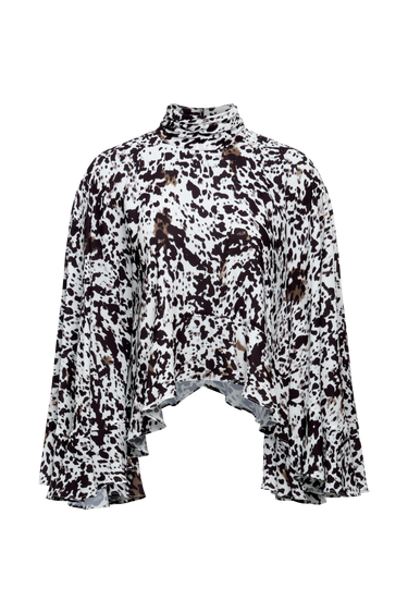 BCBGMAXAZARIA HIGH NECK  TOP