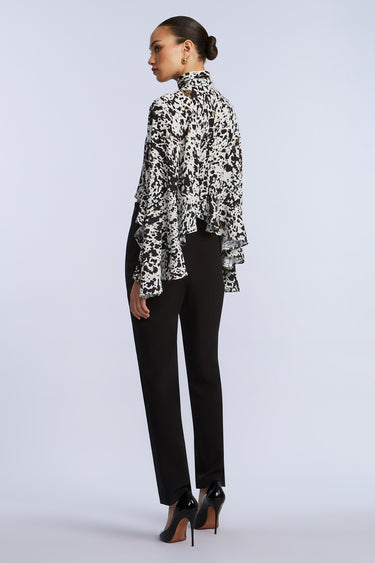 BCBGMAXAZARIA HIGH NECK  TOP