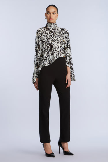 BCBGMAXAZARIA HIGH NECK  TOP