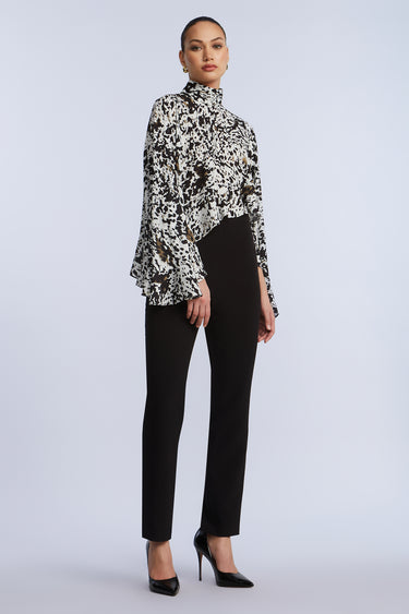 BCBGMAXAZARIA HIGH NECK  TOP