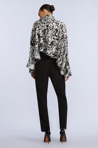 BCBGMAXAZARIA HIGH NECK  TOP
