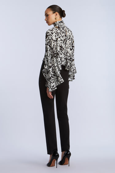 BCBGMAXAZARIA HIGH NECK  TOP