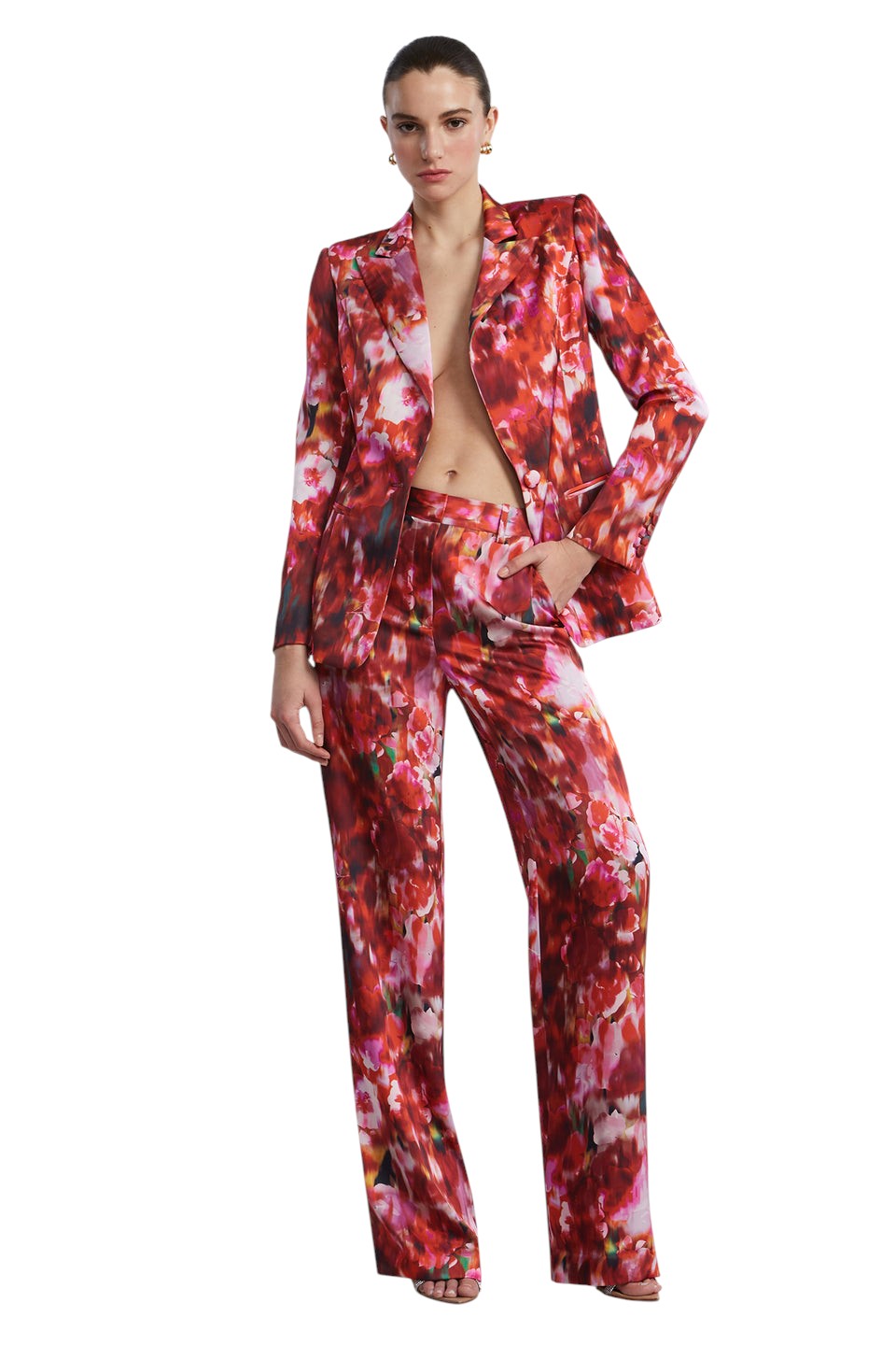 BCBGMAXAZARIA Washed Floral PANT