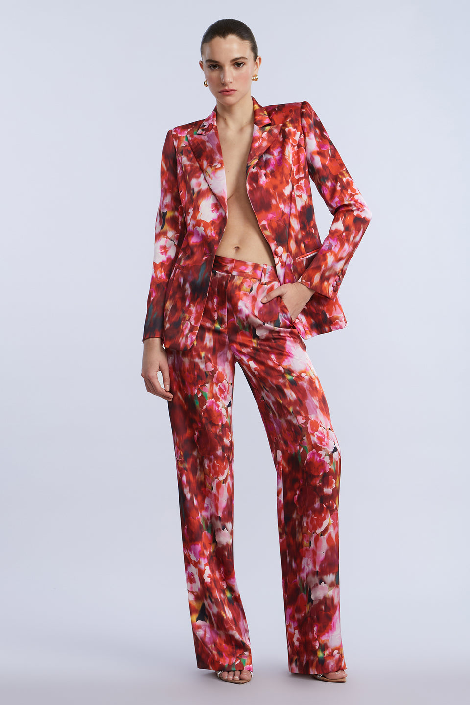 BCBGMAXAZARIA Washed Floral PANT