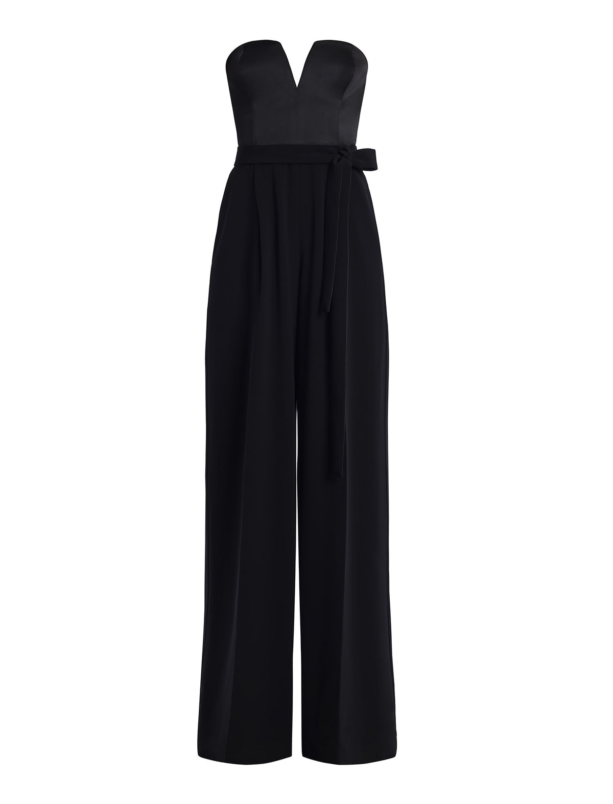 BCBGMAXAZARIA Mixed Media Jumpsuit