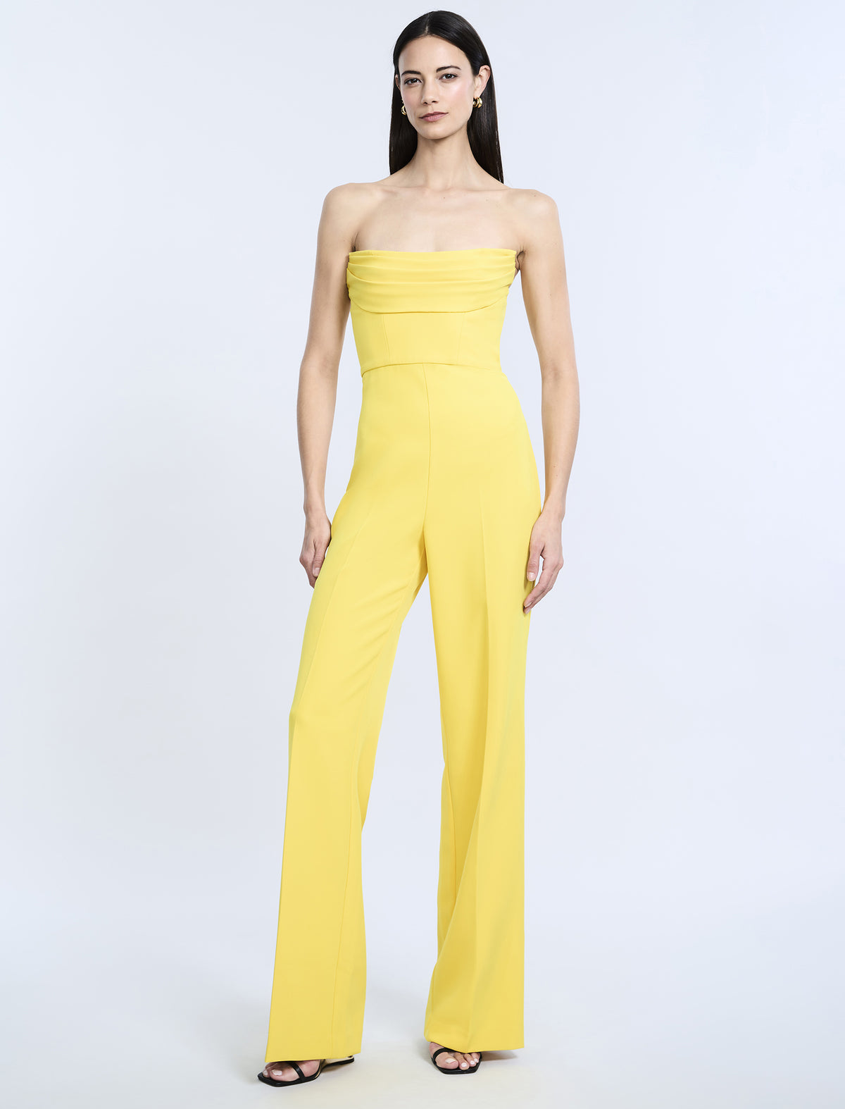 BCBGMAXAZARIA Corset  Jumpsuit  With Drape