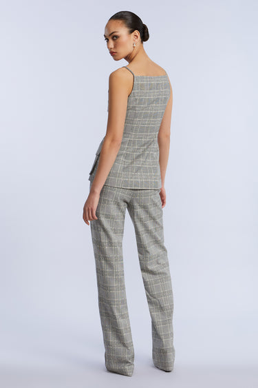 BCBGMAXAZARIA Glen Plaid Vest
