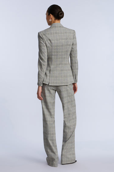 BCBGMAXAZARIA GLEN PLAID BLAZER