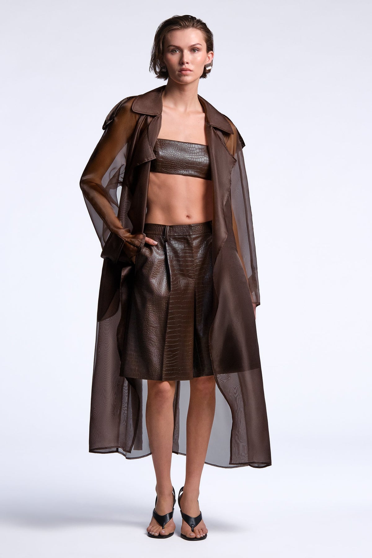 BCBGMAXAZARIA Adelle Trench Coat