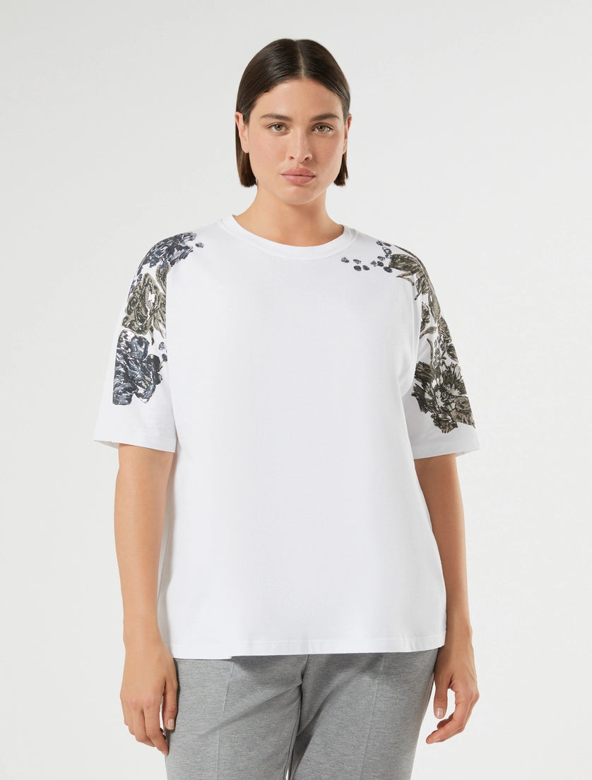 Marina Rinaldi Jersey print T-shirt