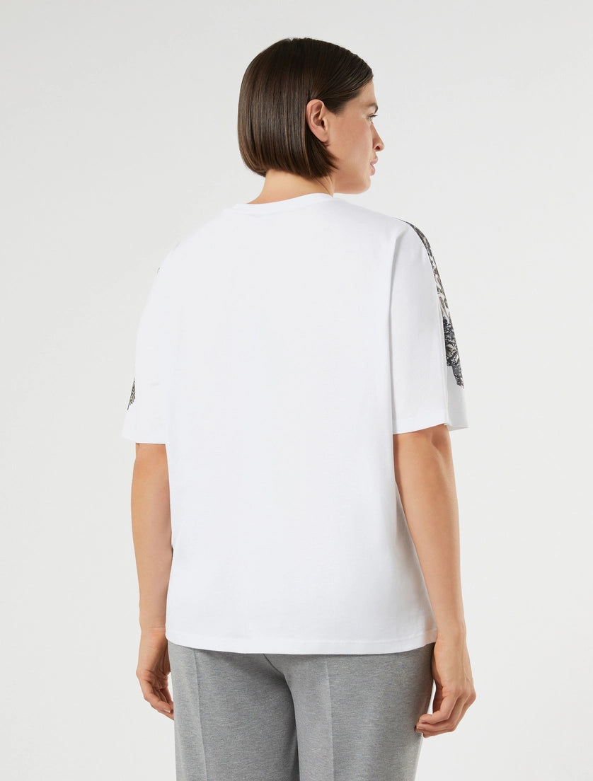 Marina Rinaldi Jersey print T-shirt
