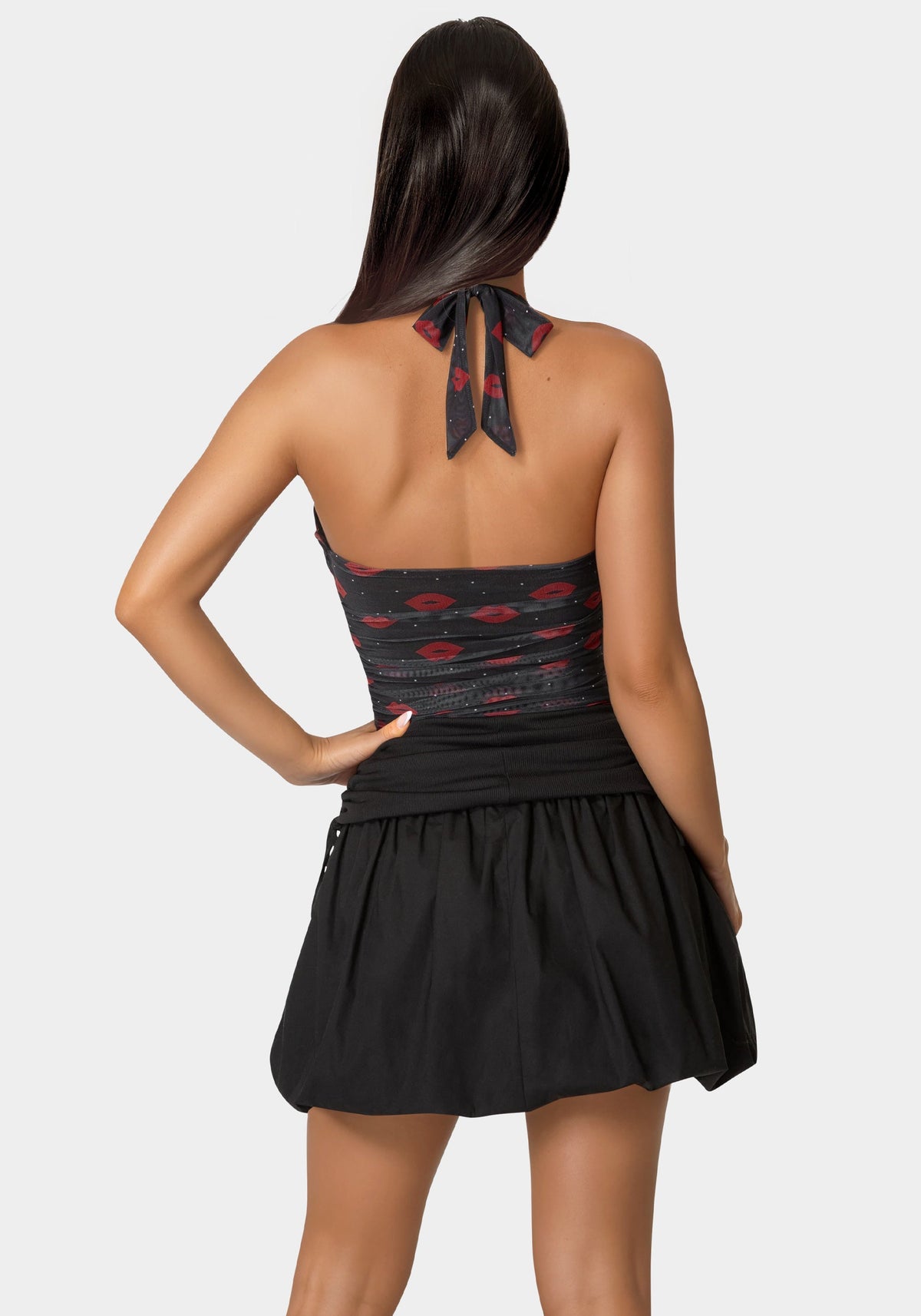 Bebe Halter Neck Bodysuit