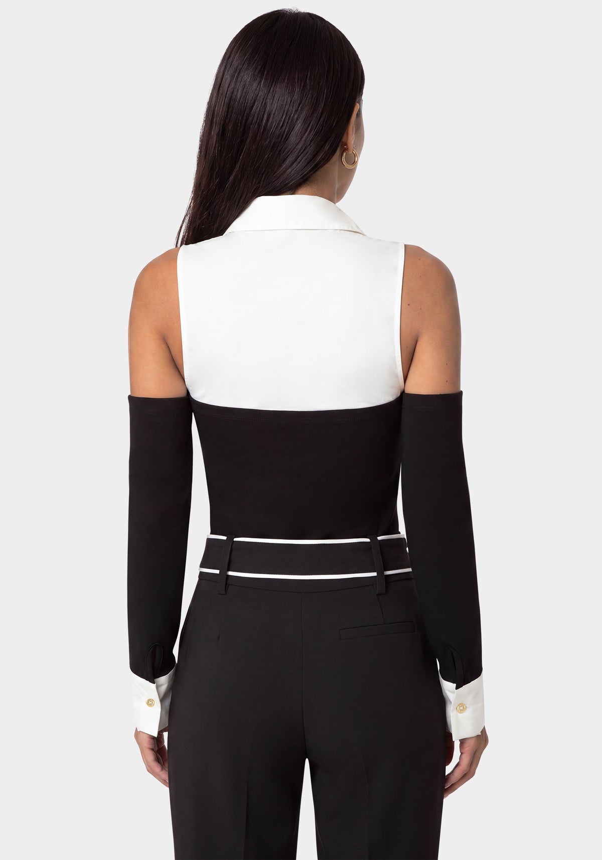 Shirting Look Bodysuit