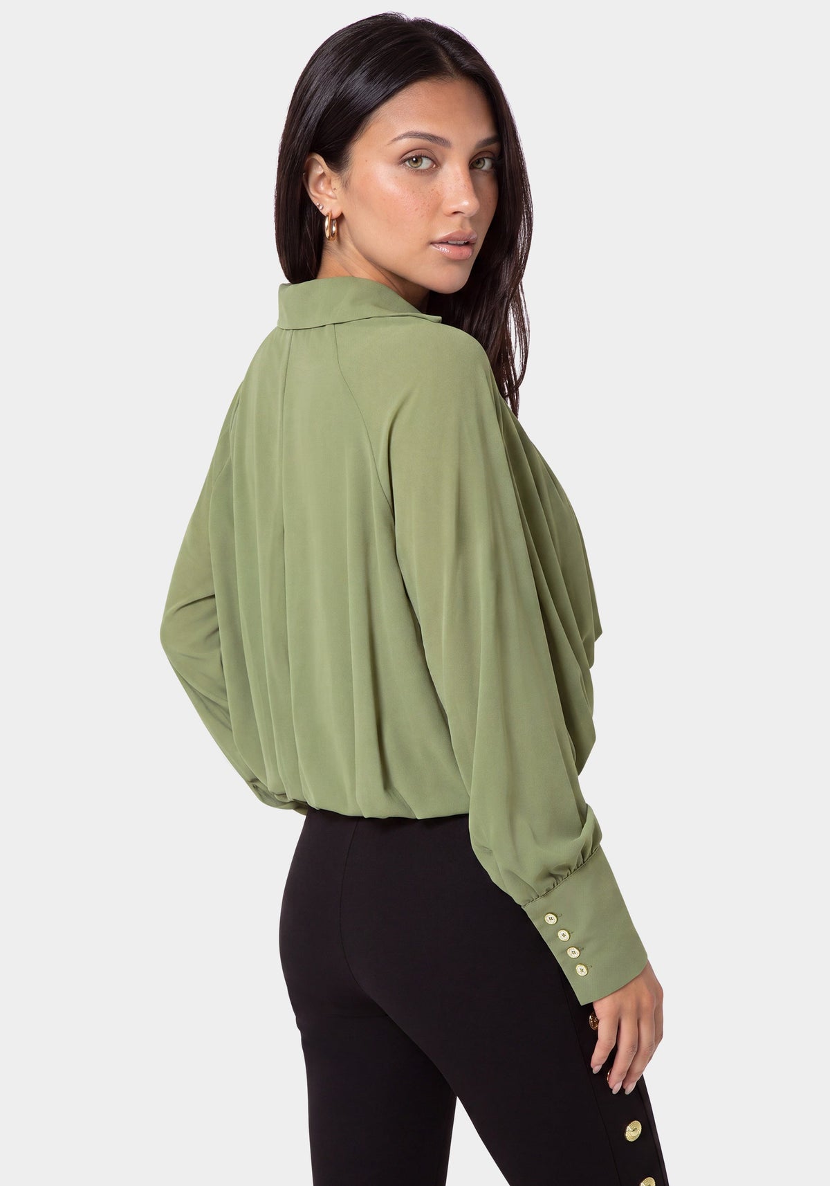 Sheer Bubble Blouse