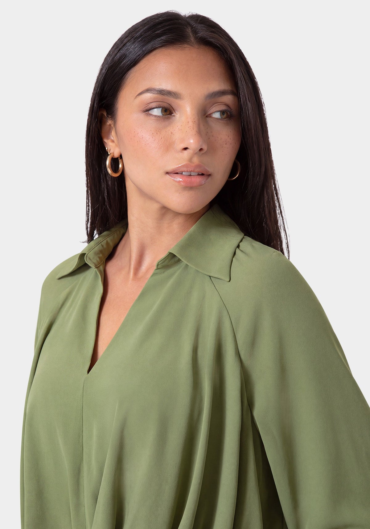Sheer Bubble Blouse