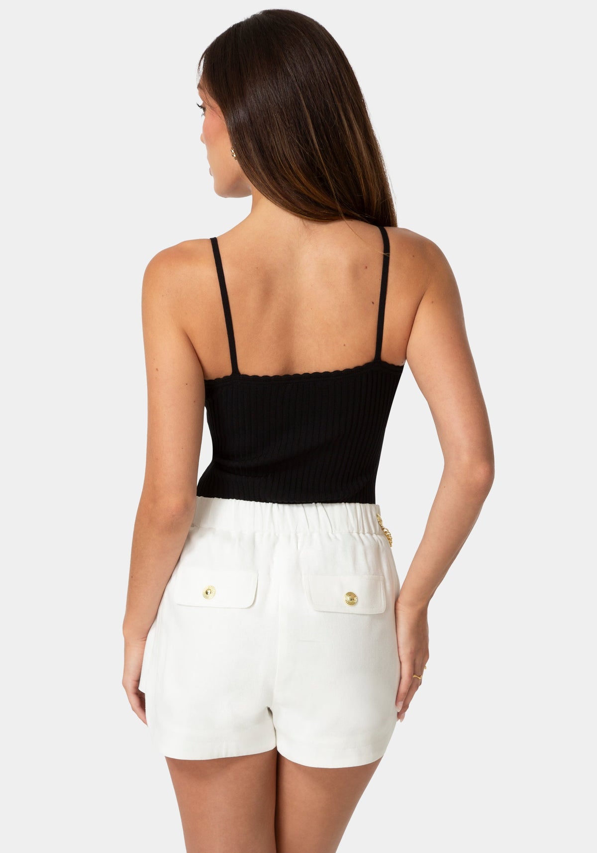 Bebe Stretch Summer Knit Top