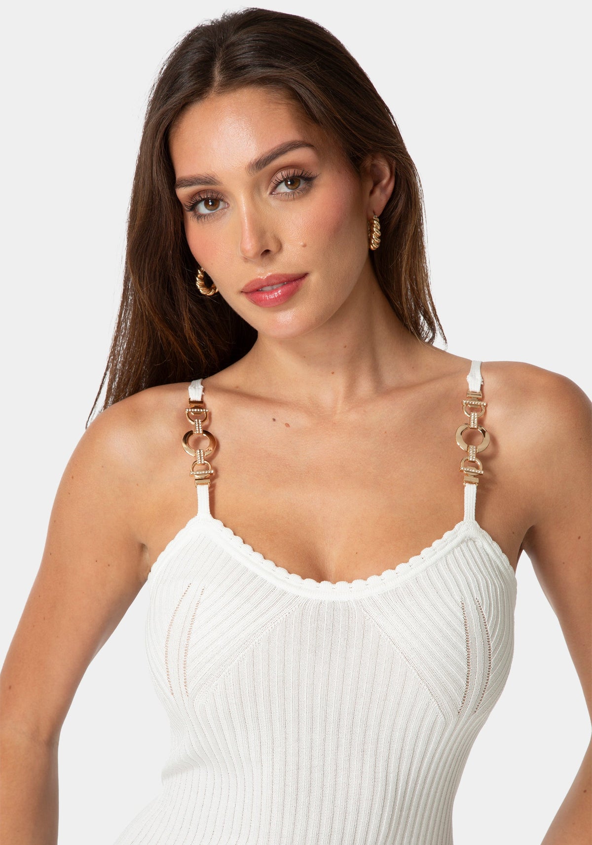 Bebe Stretch Summer Knit Top