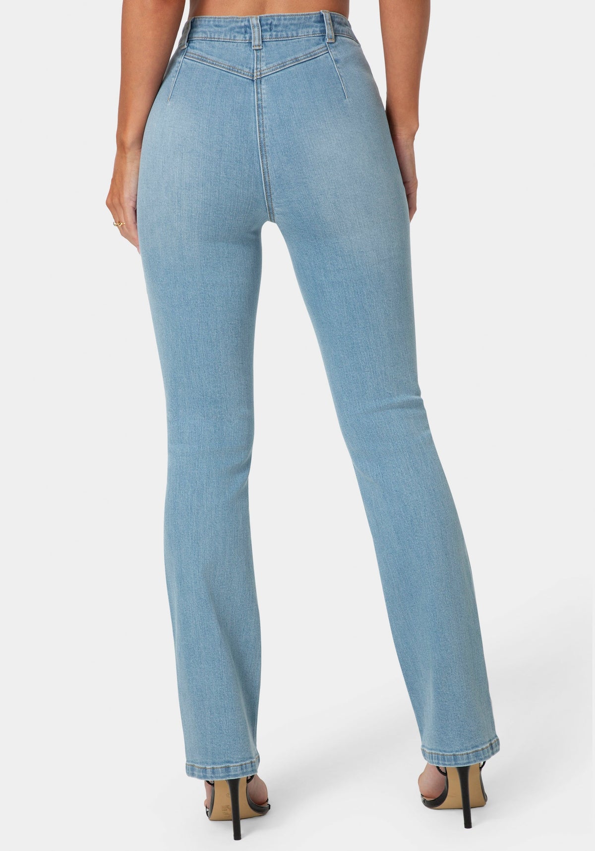 Bebe Straight-Leg Jeans