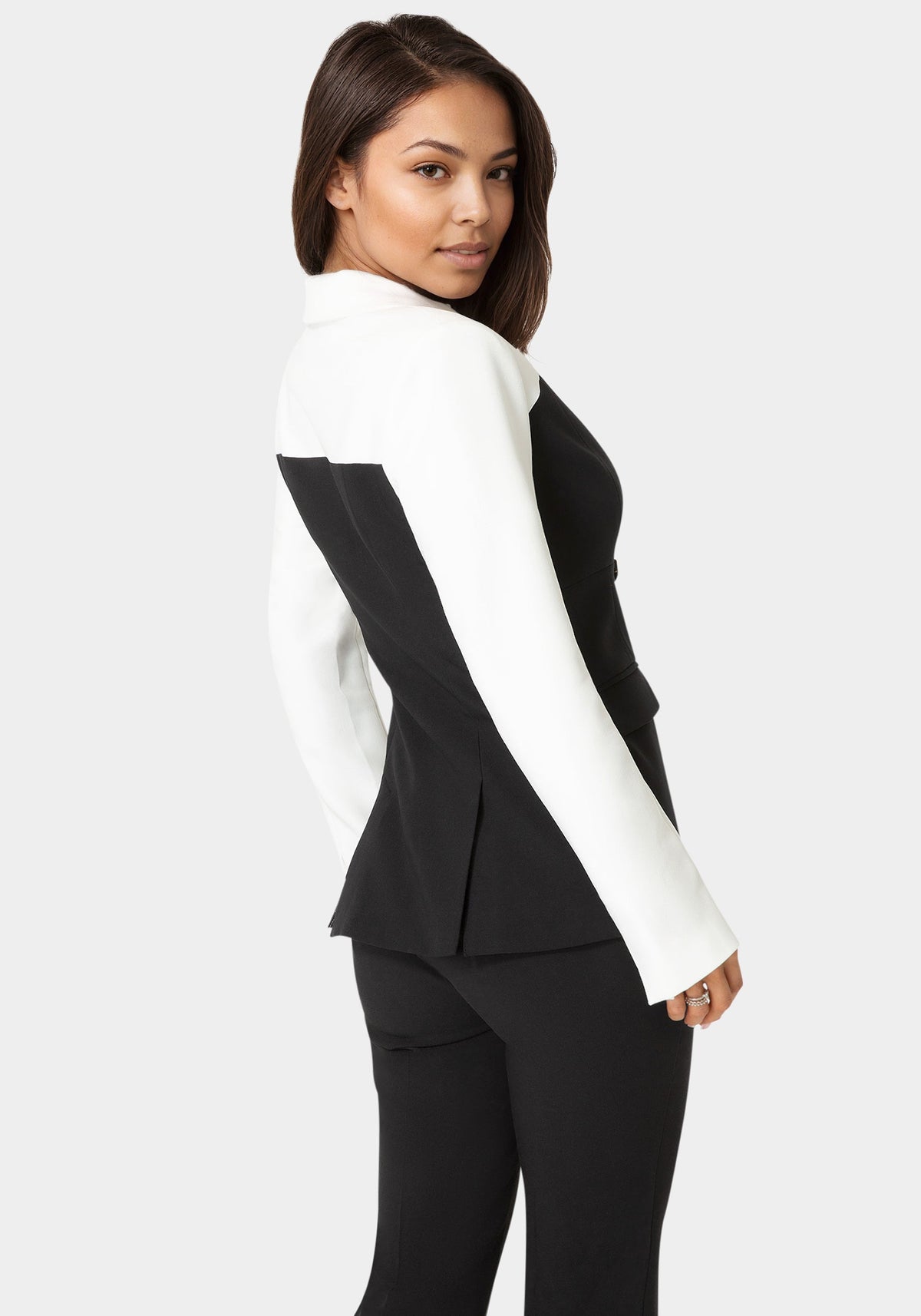 Bebe Tailored Double-Breasted Blazer