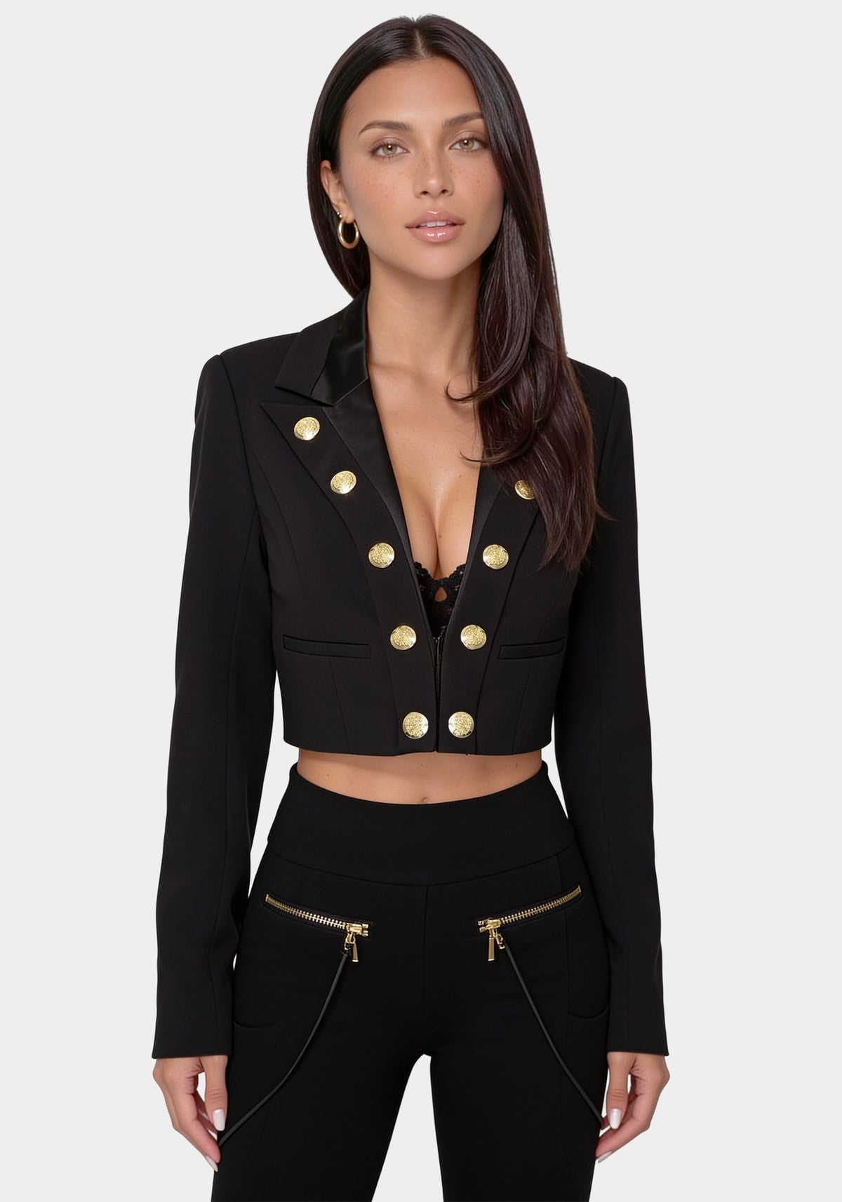 Tailored Cropped Blazer
