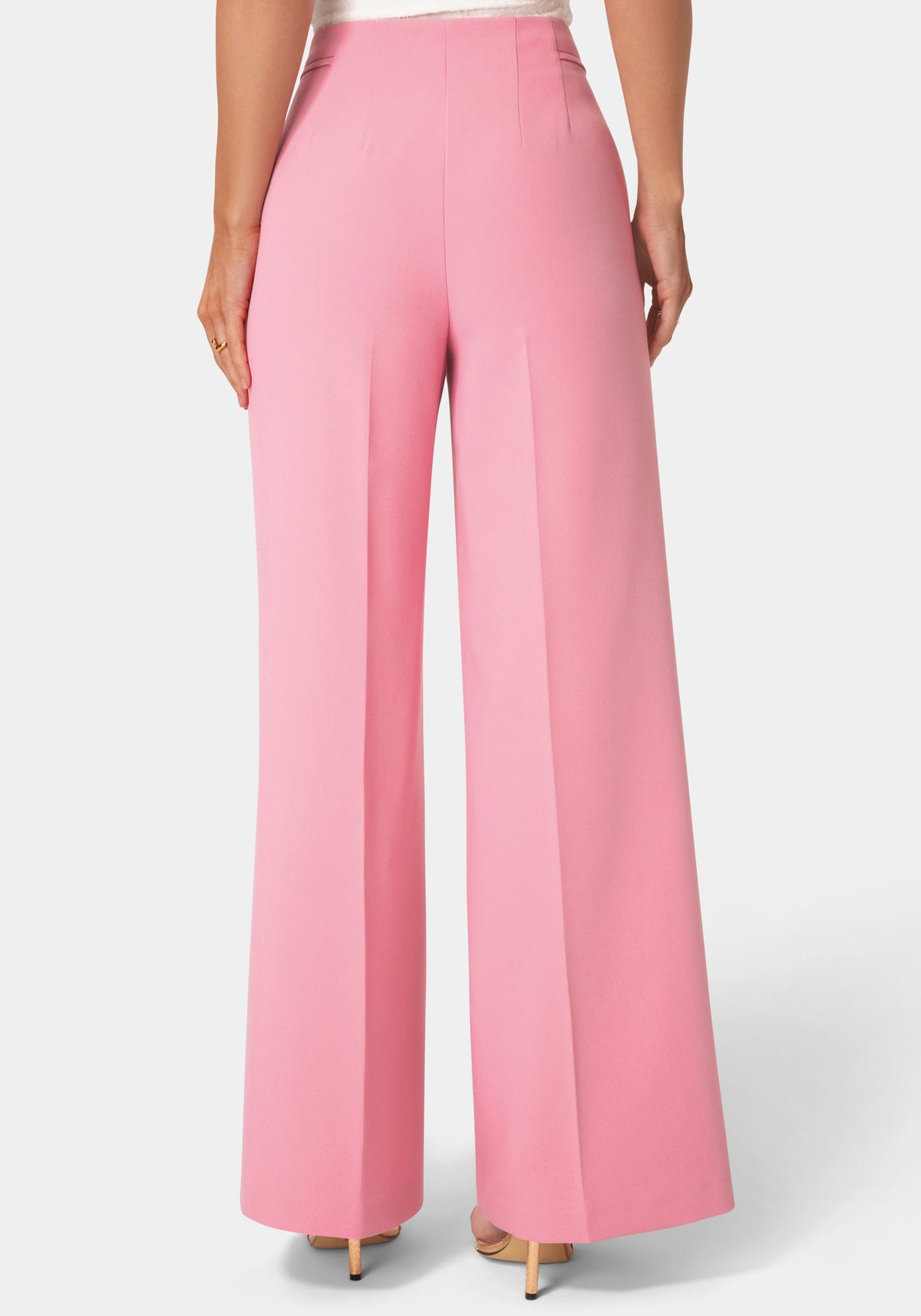 Bebe Tailored Wide-Leg Trousers