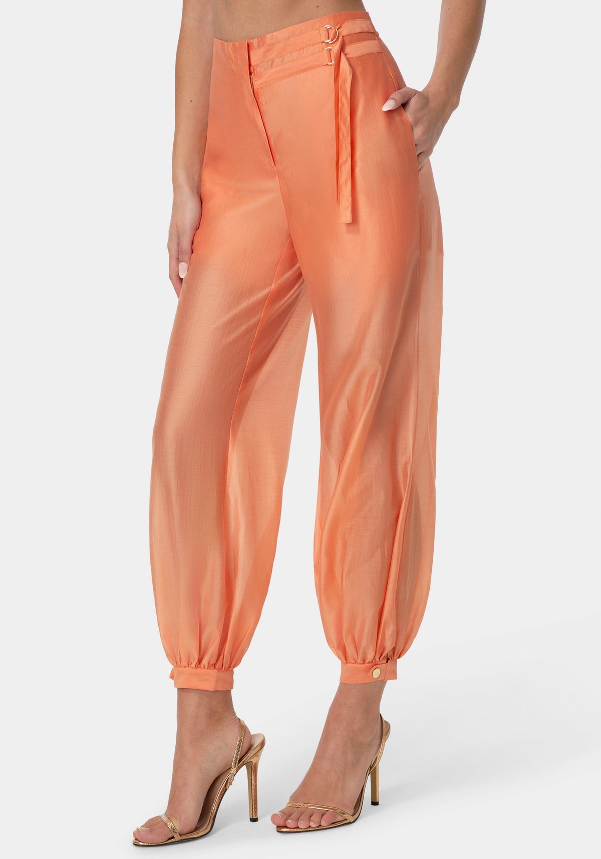 Bebe Sheer Voile Bubble Trousers