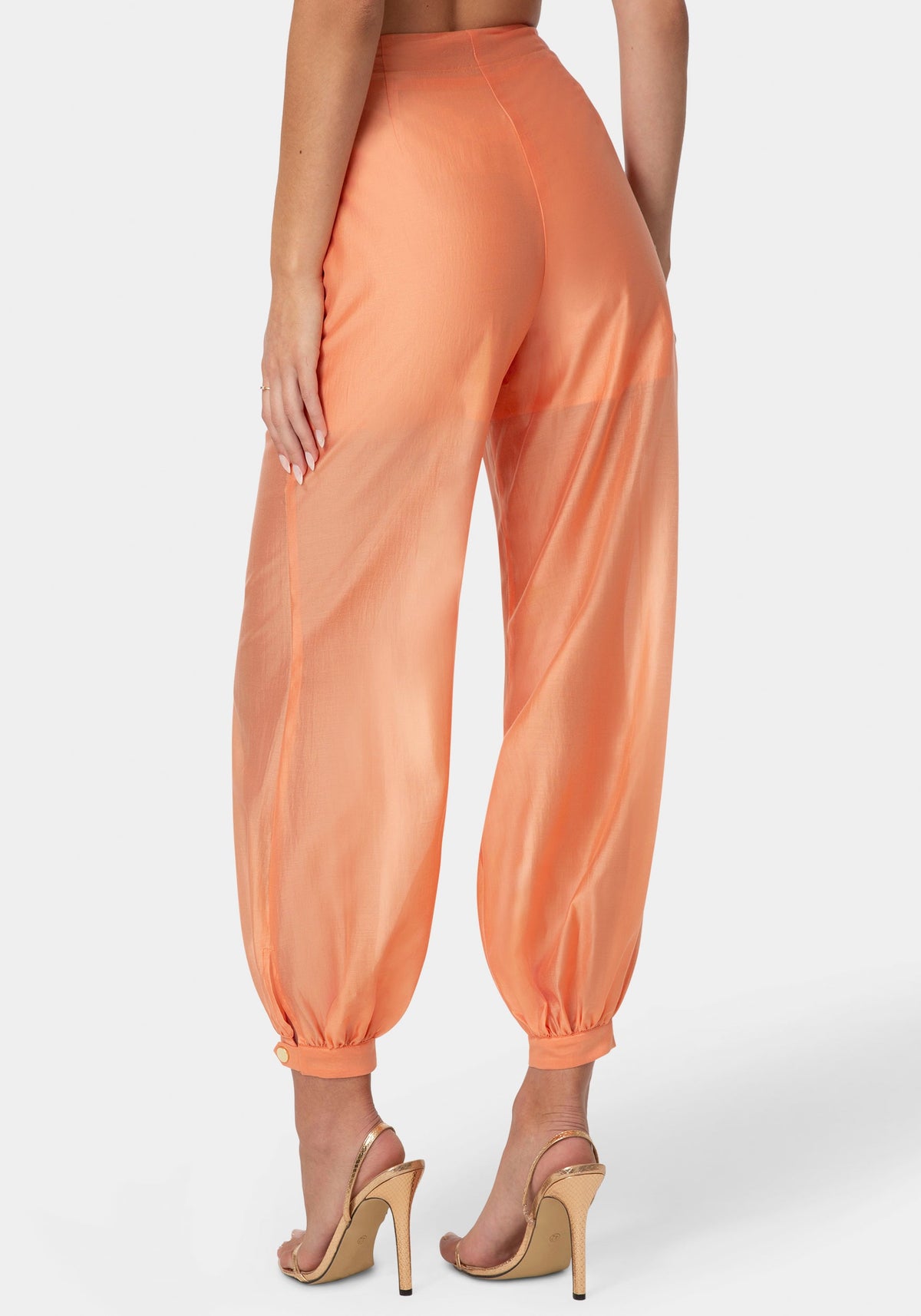 Bebe Sheer Voile Bubble Trousers