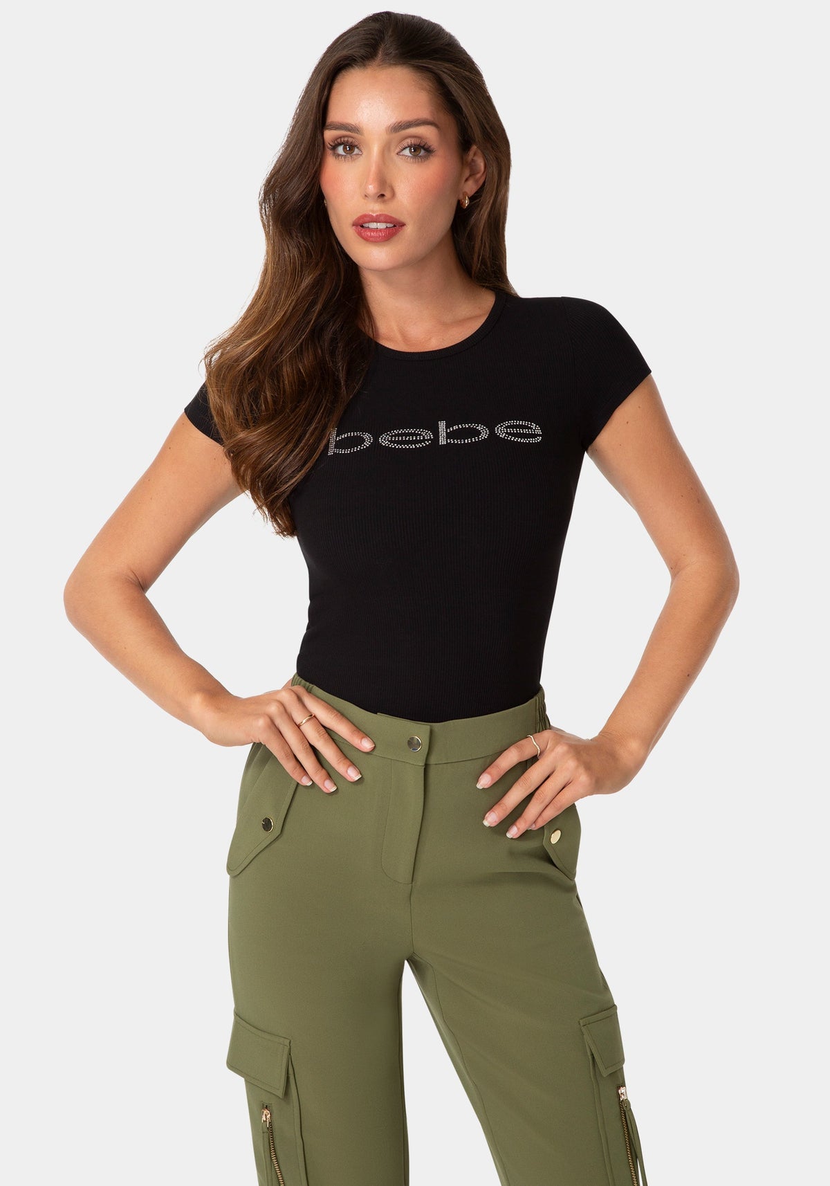 Short Sleeve Baby Bebe Logo Tee