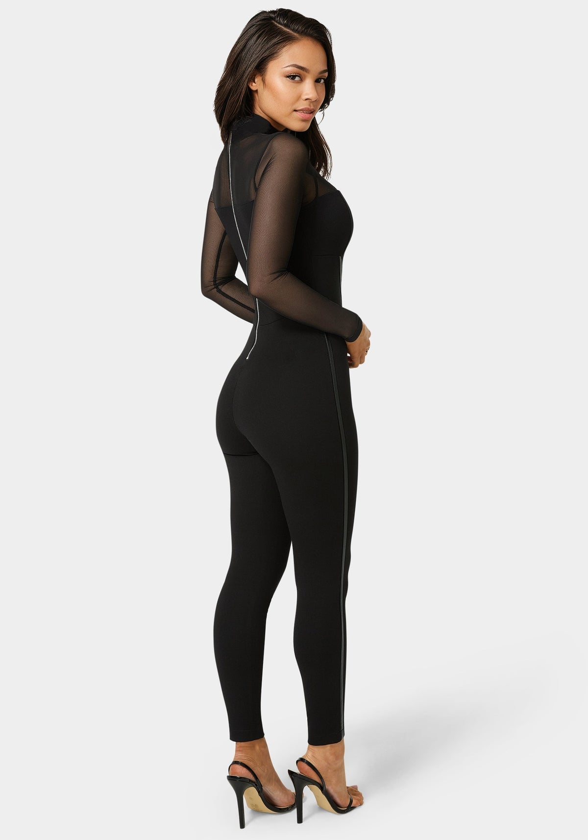 Bebe Corset Illusion Catsuit