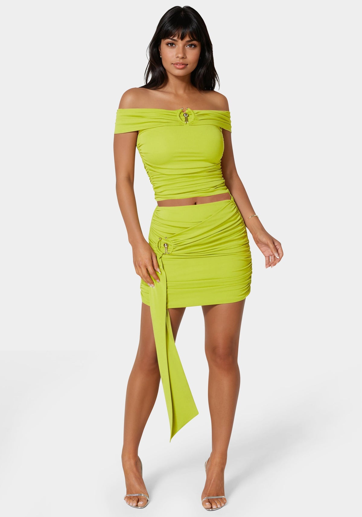 Bebe Off-Shoulder Knit Top
