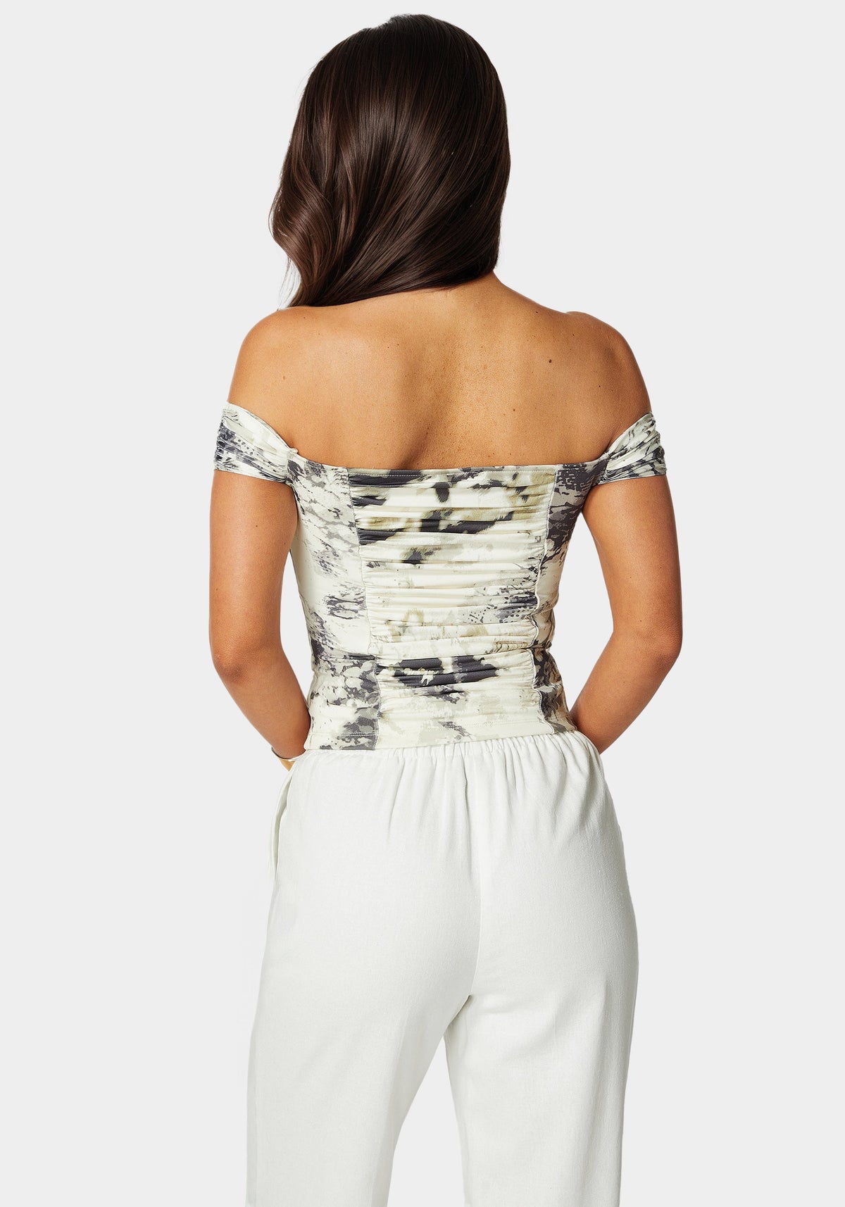 Bebe Off-Shoulder Knit Top