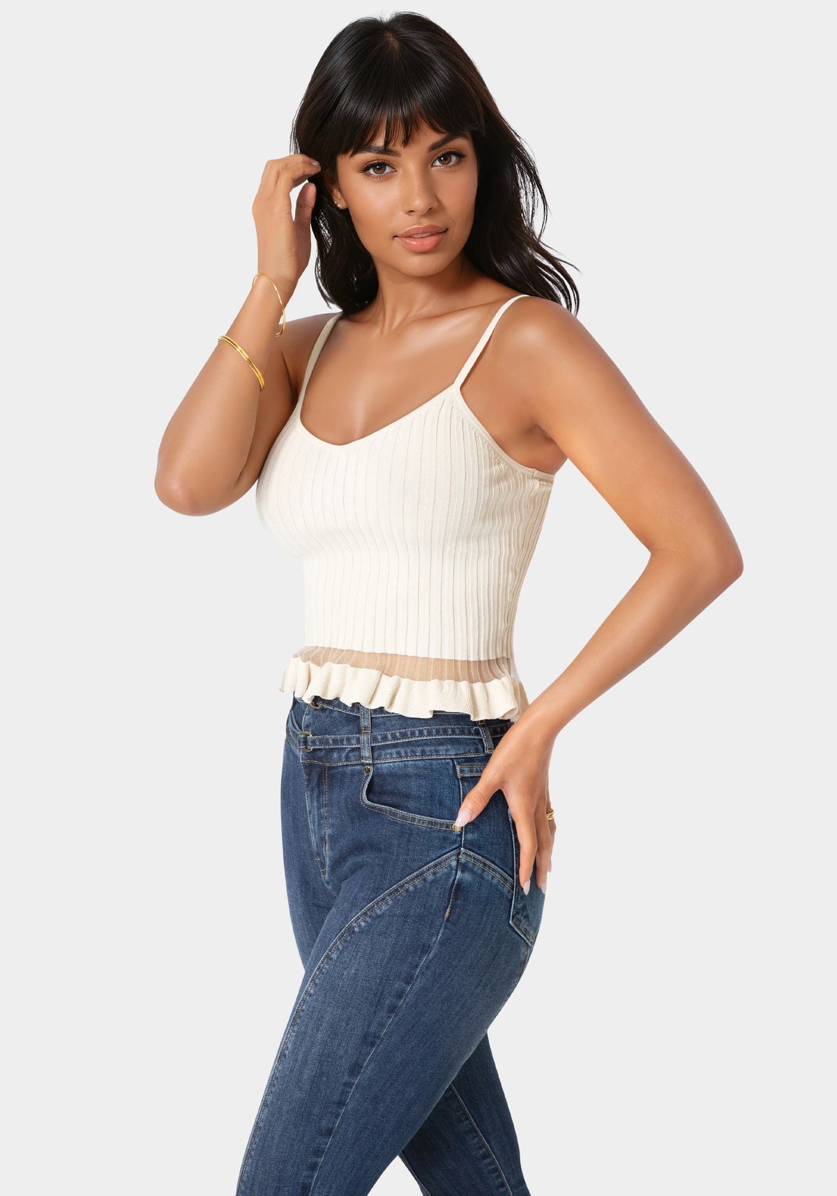 Bebe Two-Piece Knit Top Set