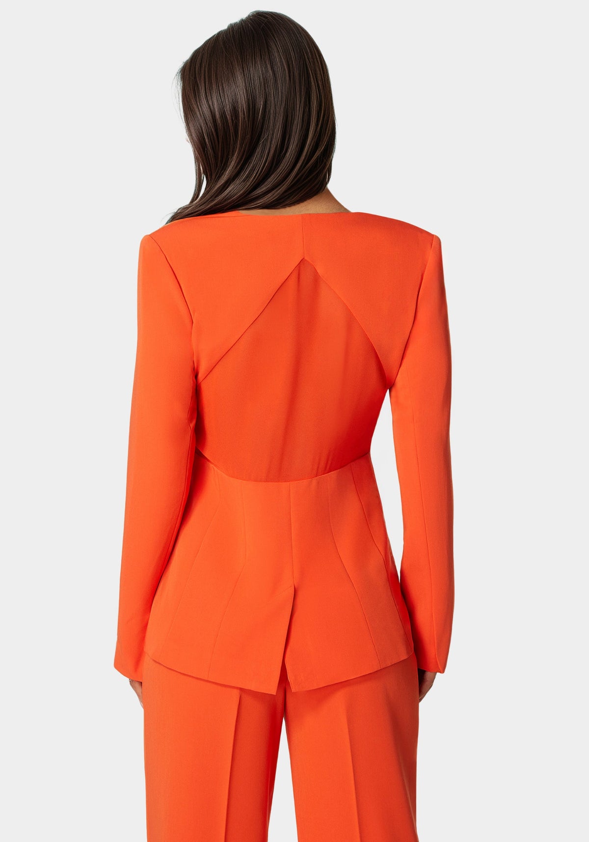 Bebe Tailored Mixed Media Blazer