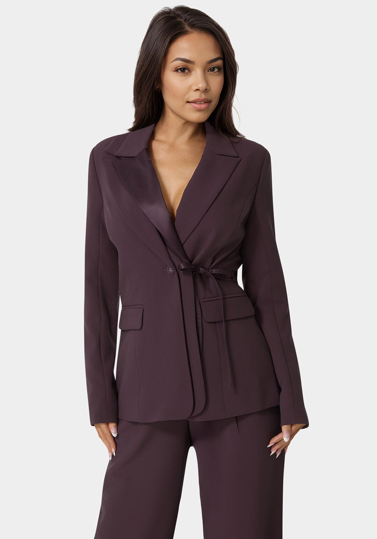 Bebe Tailored Double Collar Blazer