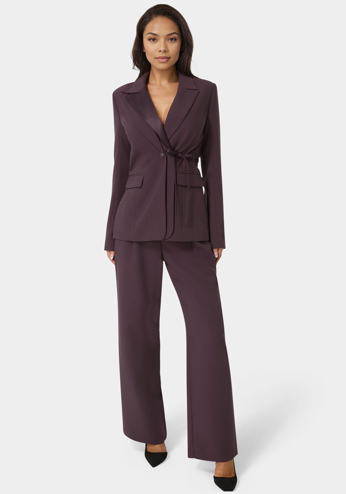 Bebe Tailored Double Collar Blazer