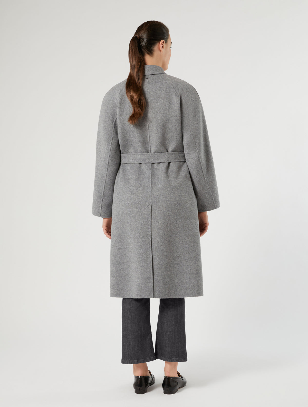Marina Rinaldi Double Wool and Nylon Coat