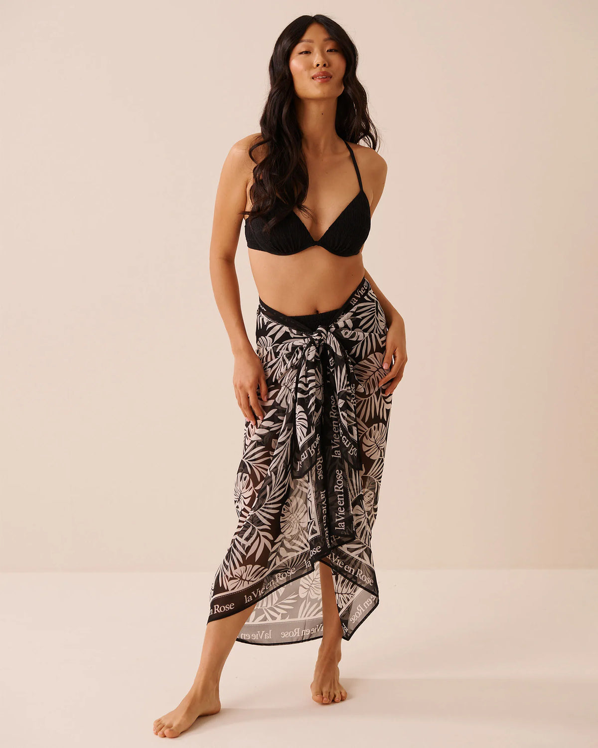 La vie en Rose Long Chiffon Pareo