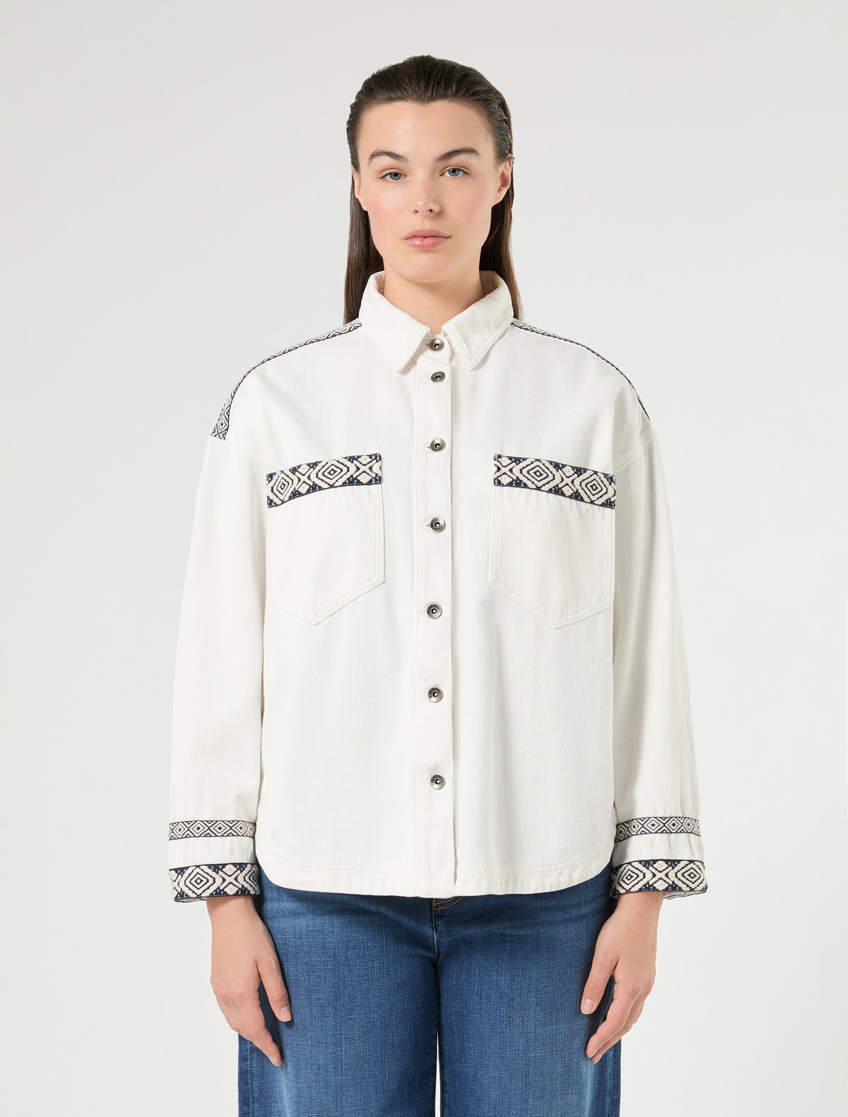 Marina Rinaldi Bull Denim Jacket